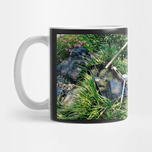 Water Basin in a Japanese Garden Mug